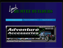Tablet Screenshot of humveebuilder.com